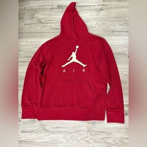 Jordan Red Hoodie child size L (12-13)
